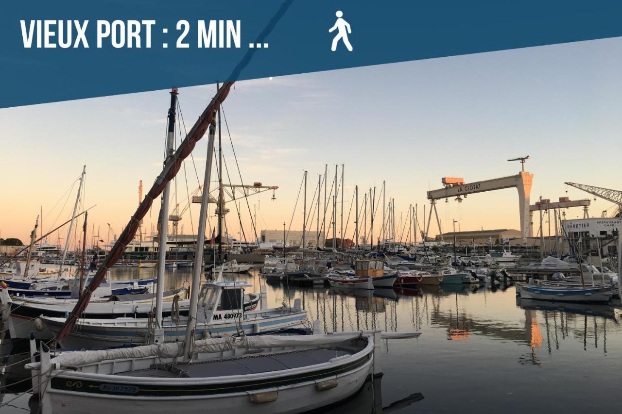 Vanille Climatise Port Et Plages A Pieds By Laconciergtie13 La Ciotat Exteriér fotografie